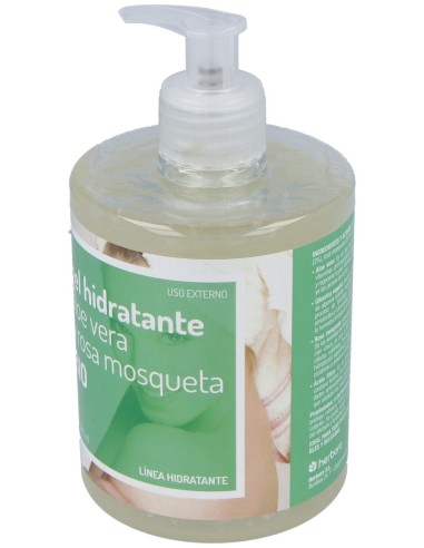 Gel Hidratante Aloe Vera-Rosa Mosqueta 500Ml. Bio