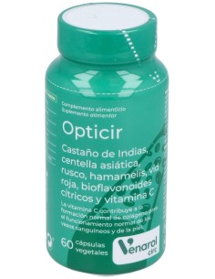 Opticir Castaño-Centella-Ruscus-Vid-Hamameli 60Cap