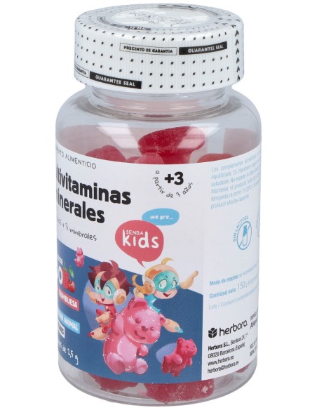 Senda Kids Multivitaminas Y Minerales 60Gummies.