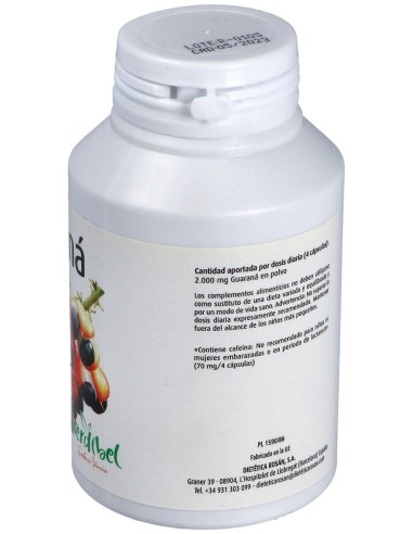 Herdibel Guarana 500Mg 120Caps