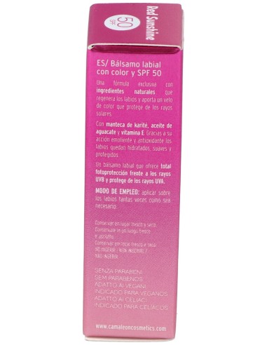 Camaleon Colour Balm Red Sunshine Spf50 4Gr.