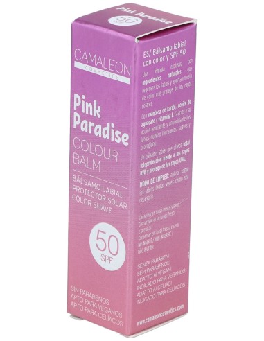 Camaleon Colour Balm Pink Paradise Spf50 4Gr.