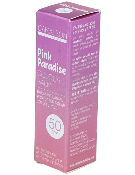 Camaleon Colour Balm Pink Paradise Spf50 4Gr.