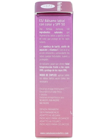 Camaleon Colour Balm Pink Paradise Spf50 4Gr.