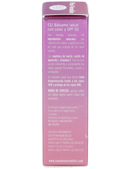 Camaleon Colour Balm Pink Paradise Spf50 4Gr.