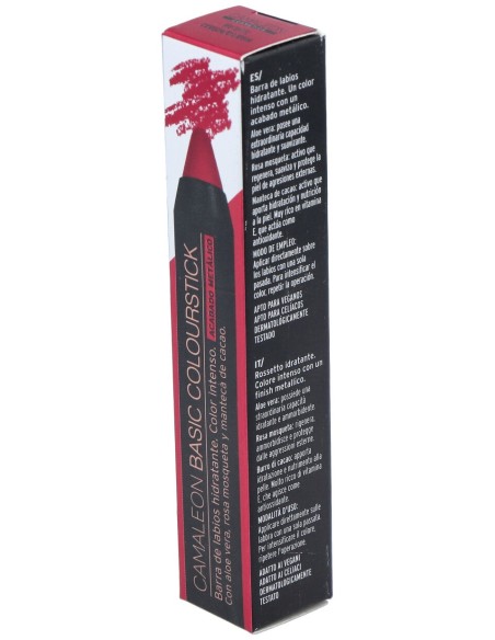 Camaleon Barra Labial Metalizado Cereza 4G
