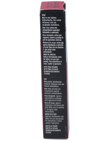 Camaleon Barra Labial Metalizado Cereza 4G