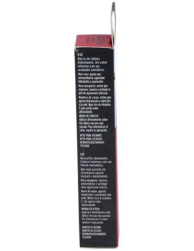 Camaleon Barra Labial Metalizado Rojo 4G
