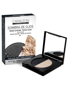 Camaleon Cosmetics Sombra De Ojos Negro + Beige 2_3G