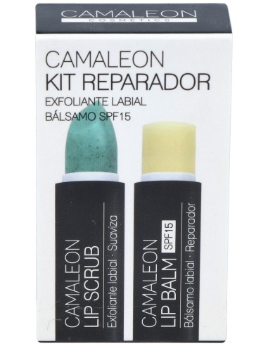 Camaleon Kit Bálsamo + Exfoliante Labial Melón 4G