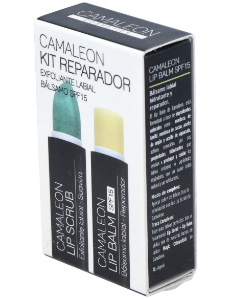 Camaleon Kit Bálsamo + Exfoliante Labial Melón 4G