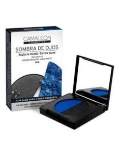 Camaleon Cosmetics Sombra De Ojos Negro + Azul 2,3G