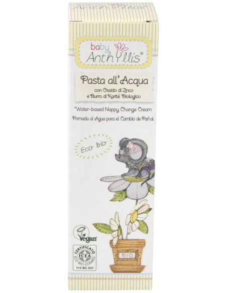 Anthyllis Pasta Al Agua Cambio De Pañal Bebé 75Ml