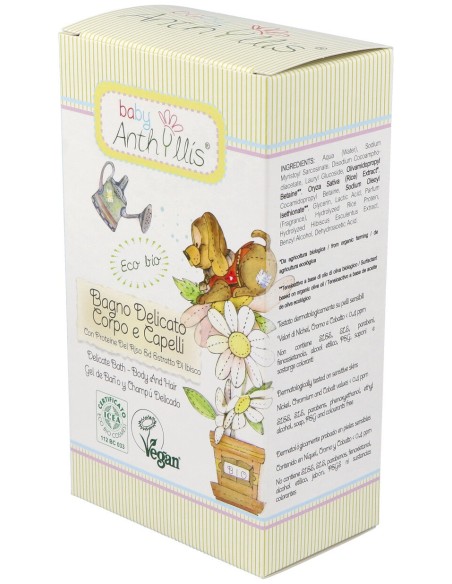 Anthyllis Baby Gel Ducha Champú Delicado Eco 400Ml
