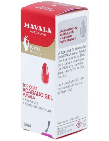 Mavala Top Coat Efecto Gel 10Ml.