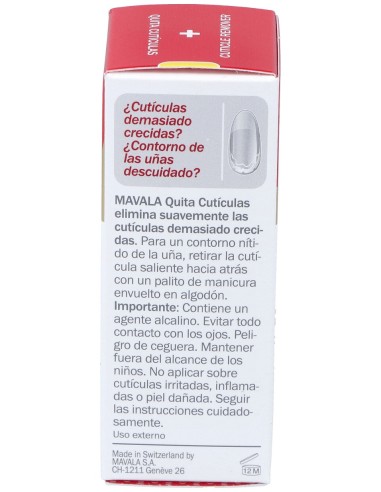 Mavala Quitacuticulas 10Ml.