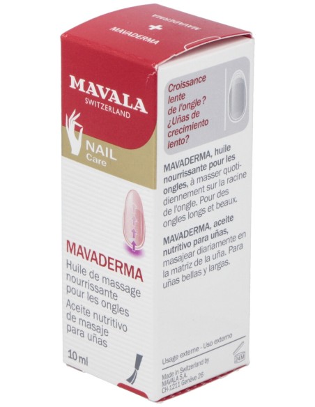 Mavala Mavaderma Aceite Fortalecedor Uñas 10Ml.