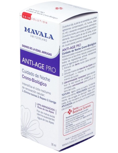 Mavala Anti-Age Pro Cuidado Noche 30Ml.