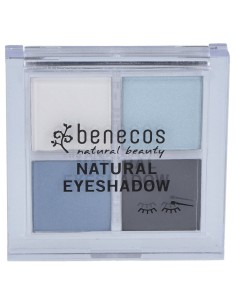 Benecos Cosmeticos Sombra Quattro True Blue 9G