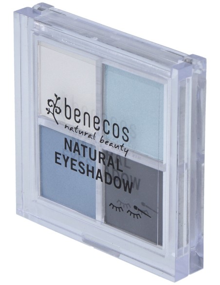 Benecos Cosmeticos Sombra Quattro True Blue 9G