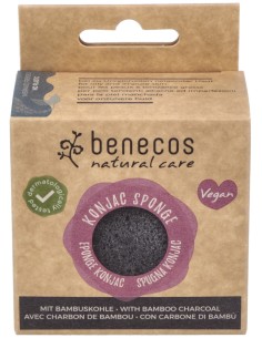 Esponja Konjac Bambu Negro Purificante-Piel Grasa