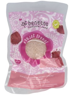 Esponja Konjac Arcilla Roja Pieles Delicadas