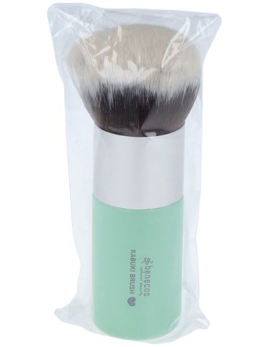 Brocha Kabuki Benecos Verde Manzana