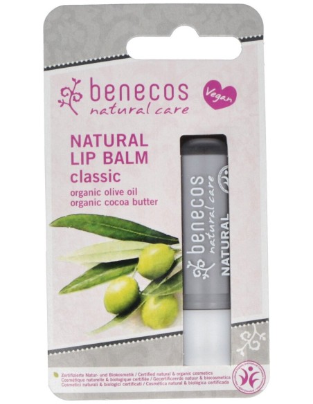 Benecos Cosmeticos Balsamo Labial Vegano Oliva Karite 48G