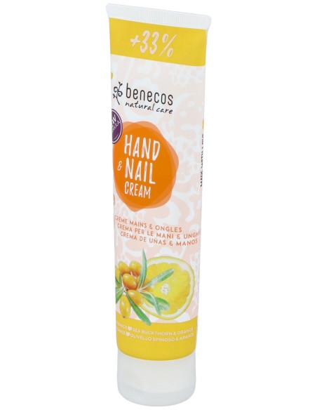 Benecos Crema De Manos Espino Amarillo Naranja 75+25Ml