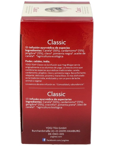 Yogi Tea Classic 17Infusiones