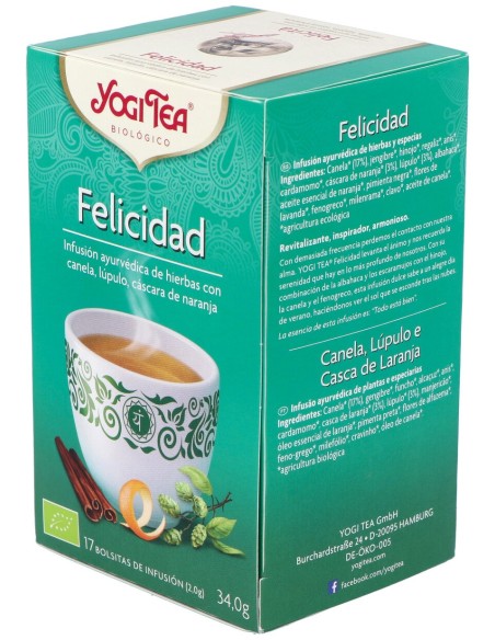 Yogi Tea Felicidad 17Infusiones