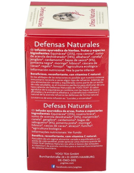 Yogi Tea Defensas Naturales 17Infusiones