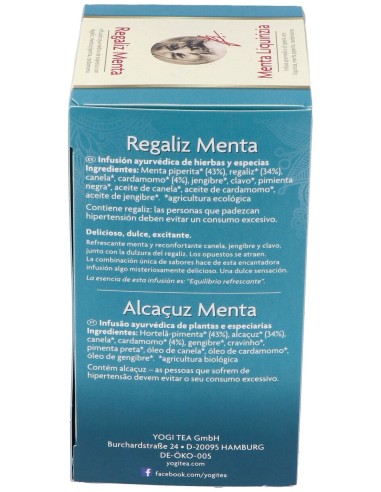 Yogi Tea Regaliz Y Menta 17Infusiones
