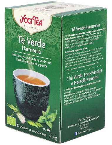Yogi Tea Verde Armonia 17Infusiones