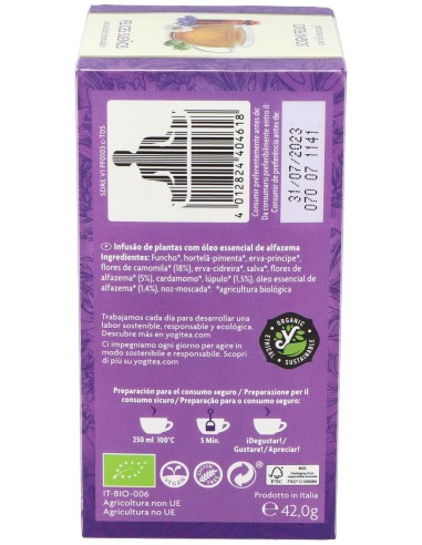 Yogi Tea Para Los Sentidos Felices Sueños 17...