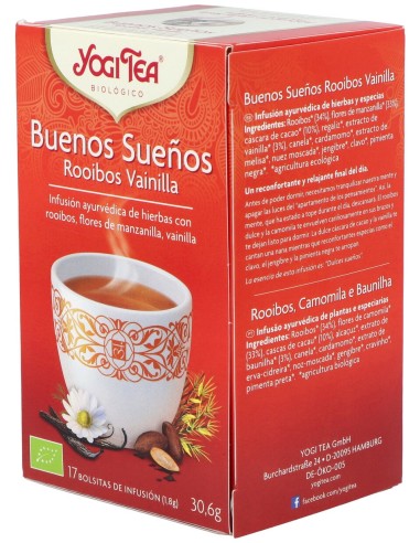 Yogi Tea Buenos Sueños Rooibos 17Infusiones