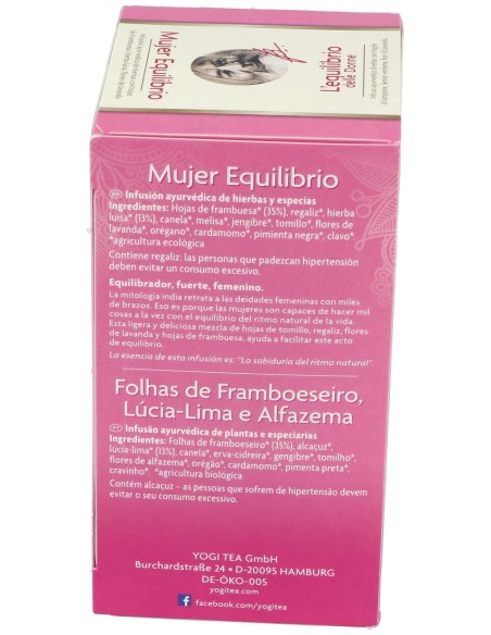Yogi Tea Mujer Equilibrio 17Infusiones
