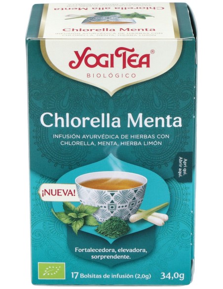 Yogi Tea Infusión Menta Chlorella 17 Sobres