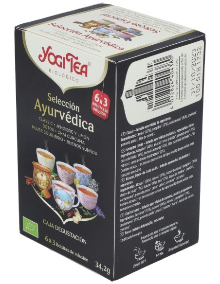 Yogi Tea Seleccion 6Sabores X 3Bolsas De Infusion