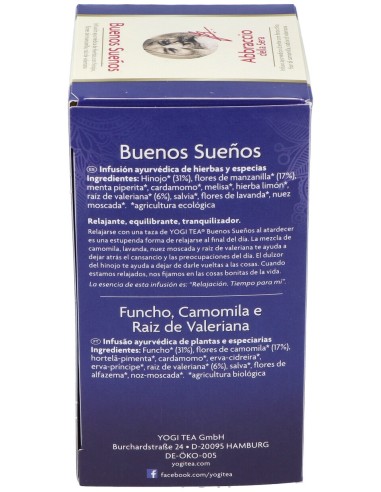 Yogi Tea Buenos Sueños 17Infusiones