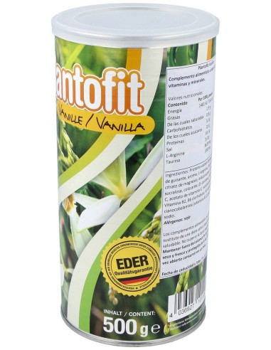 Eder Health Nutrition Plantofit Vainilla 500G