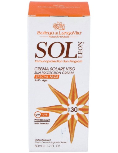 Bottega Di Lungavita Sol Leon Crema Cara Spf30...