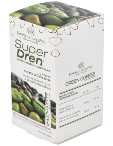Bottega Di Lungavita Super Dren Cafe Verde 60Caps
