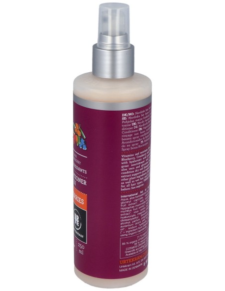 Urtekram Acondicionador Spray Frutos Rojos 250Ml
