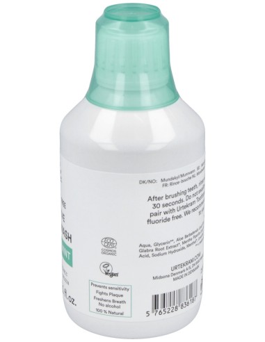 Urtekram Colutorio Menta Fuerte Bio Veg 300Ml
