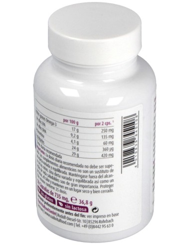 Raab Vitalfood Aceite Krill Forte 50Caps