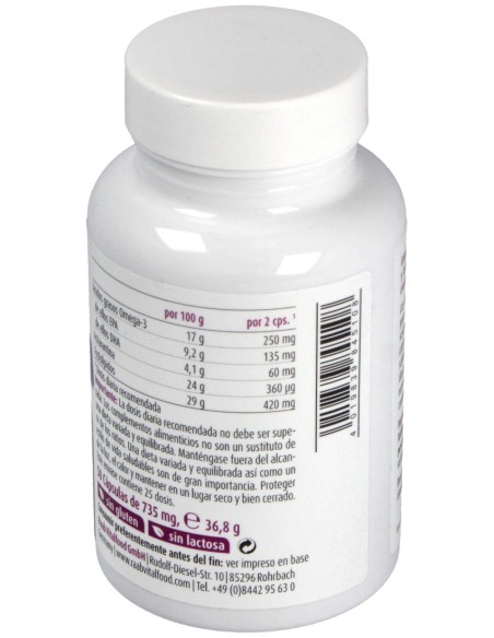 Raab Vitalfood Aceite Krill Forte 50Caps