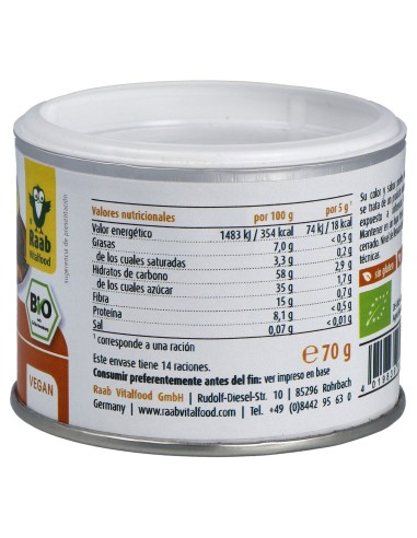 Raab Vitalfood Golden Latte Bebida De Curcuma...