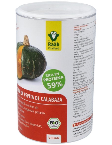 Raab Vitalfood Proteina De Pepita Calabaza Bio 500G