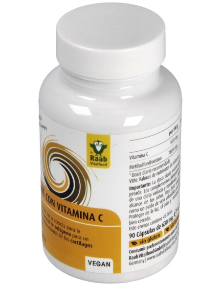 Raab Vitalfood Msm Con Vitamina C 90Caps